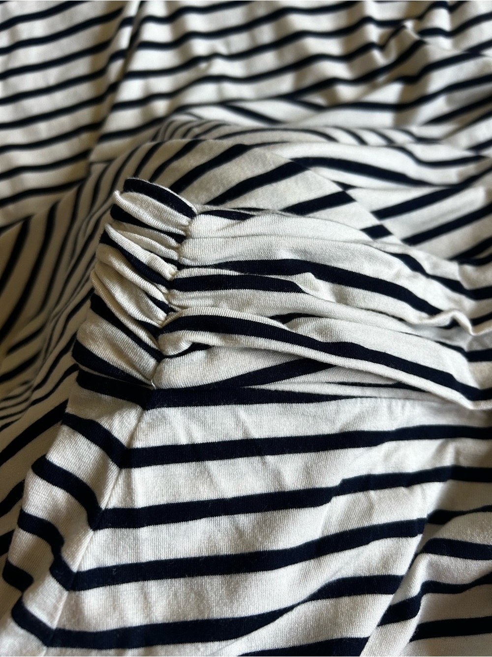 J.Crew Navy and White Striped Maxi Skirt - Picture 6 of 7